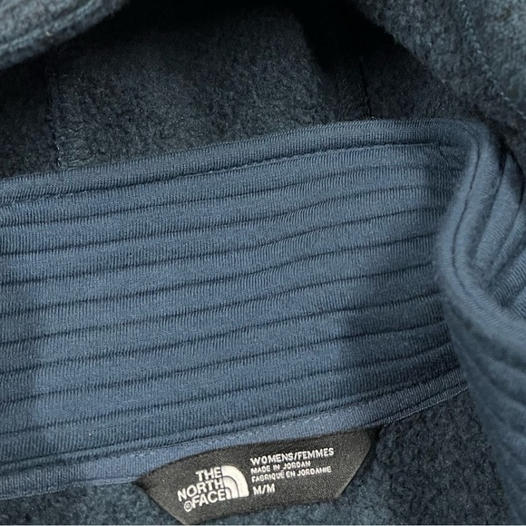 Women's The North Face Fleece Pullover Hooded Zip Up Fleece Jacket - Picture 10 of 10